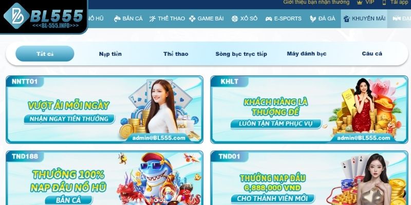 Làm thế nào để nắm bắt khuyến mãi BL555 trọn vẹn?