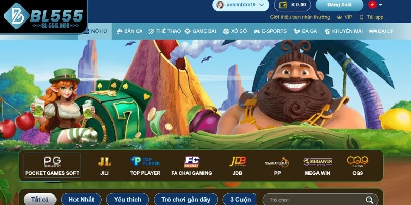 Khám phá thế giới game nổ hũ BL555 siêu hấp dẫn