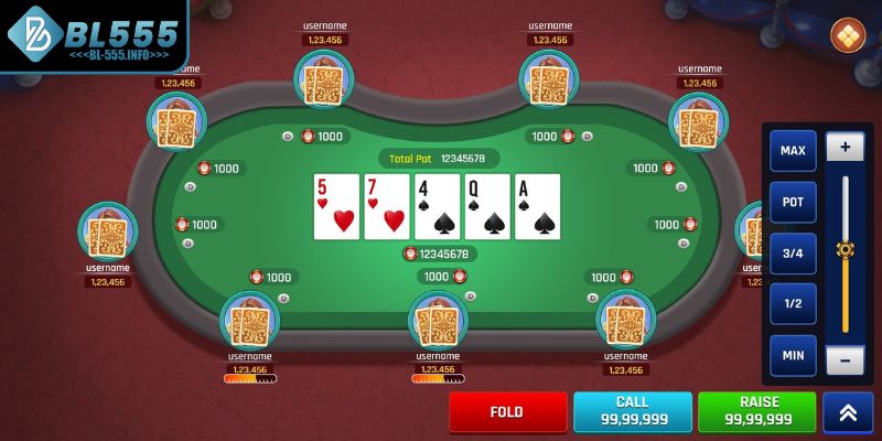Casino BL555 Poker so tài trí tuệ