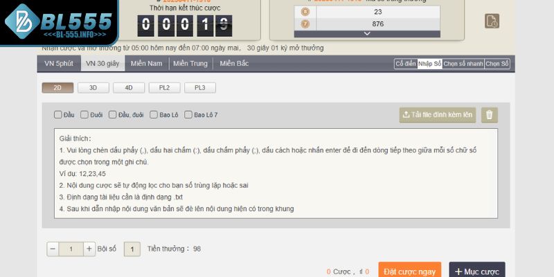 Chiến thắng dễ dàng với bí kíp của xổ số BL555